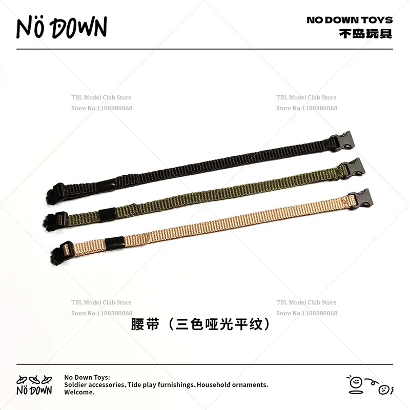 Mini-Zubehör für Damen/Herren im Maßstab 1:12, 4 Farben, matt, Leinwandbindung, Schnallentyp, fester Taillengürtel für 6-Zoll-Actionfiguren-Soldat