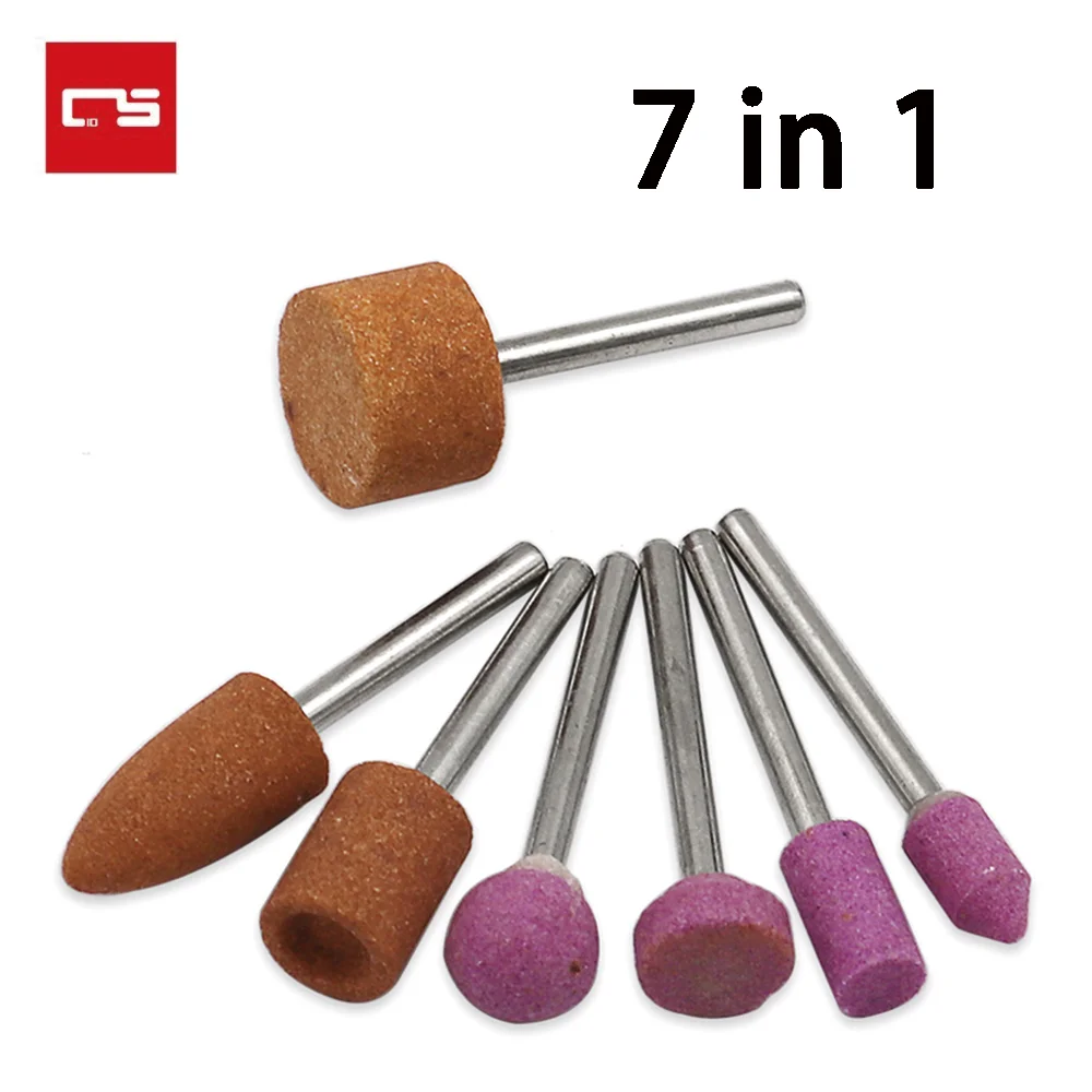 

7pcs/set Abrasive Mounted Stone For Dremel Rotary Tools Grinding Stone Wheel Head Dremel Tools Accessories