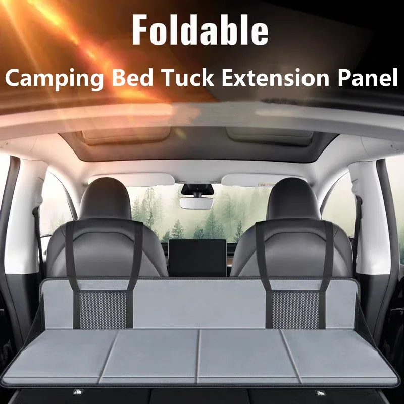 Car Back Seat Folding Extender Car Seat Cover Travel Bed Special Head Block for Camping Mattress Foldable Convenient Sturdy Mat