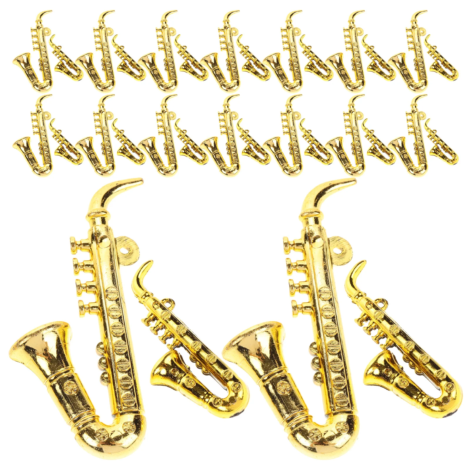 Musical Instrument Xmas Ornaments - 40 pezzi ornamenti per sassofono in
