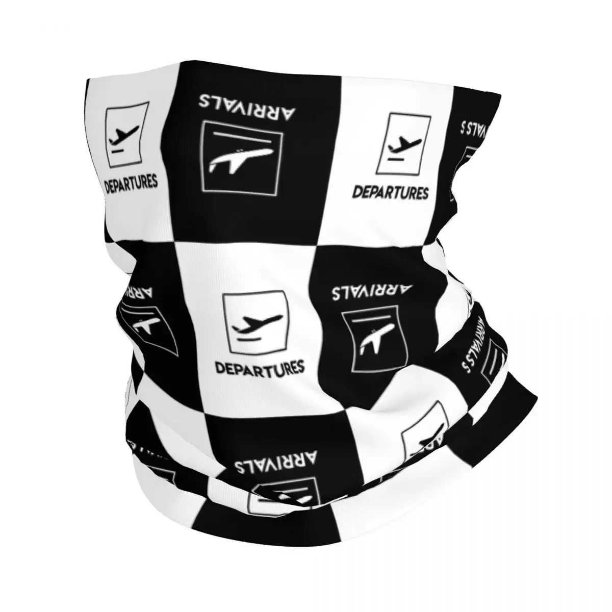 Popular Fashion Arrives The Exit Arrival Departure Bandana Neck Cover Printed Aircraft Logo Balaclavas Magic Scarf Running