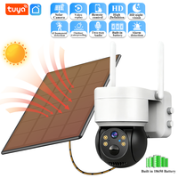 Tuya 8MP 4K Solar-powered Camera Wifi Connect PIR Human Detection Night Vision Waterproof Design Safety Internal Battery Outdoor