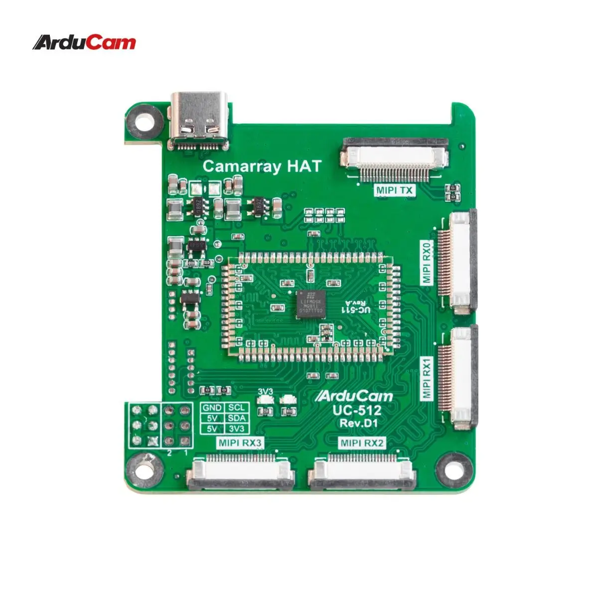 Arducam 64MP Autofocus Quad-Camera Kit for Raspberry Pi