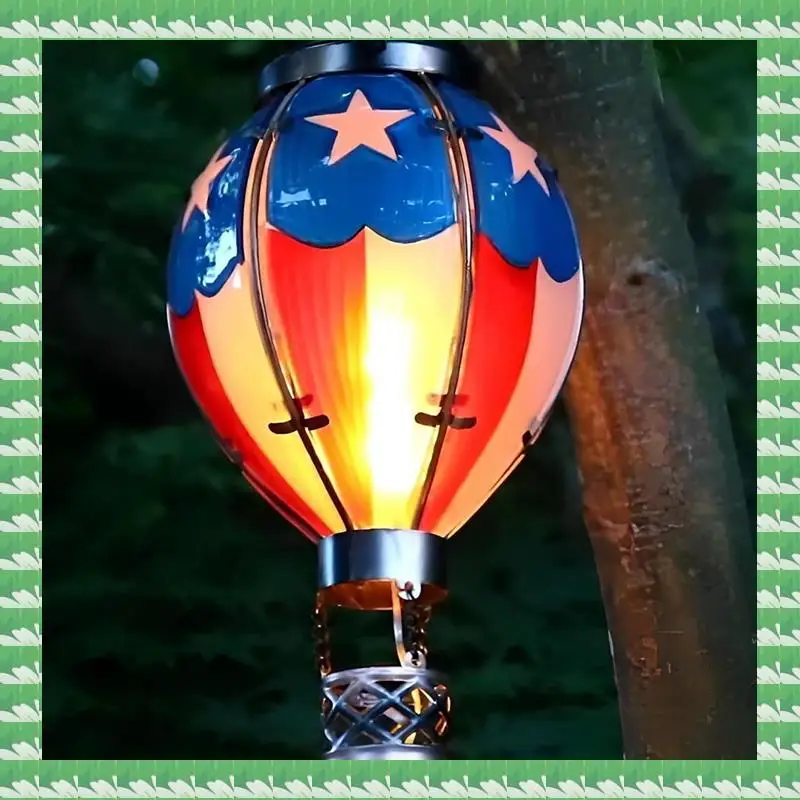 

Hot Air Balloon Solar Lantern Outdoor Solar Lanterns Waterproof For Garden Patio Porch Tree Yard Decorations