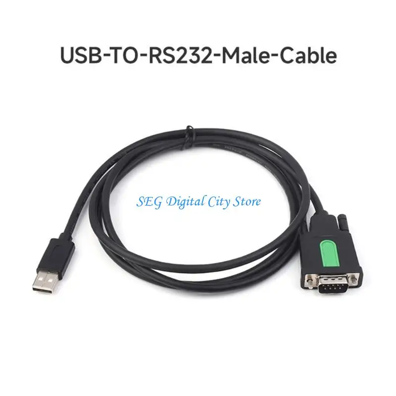 U75B USB do RS232 Adapter seryjny USB2.0 Kabel adaptera danych DB9 Port dla drukarki