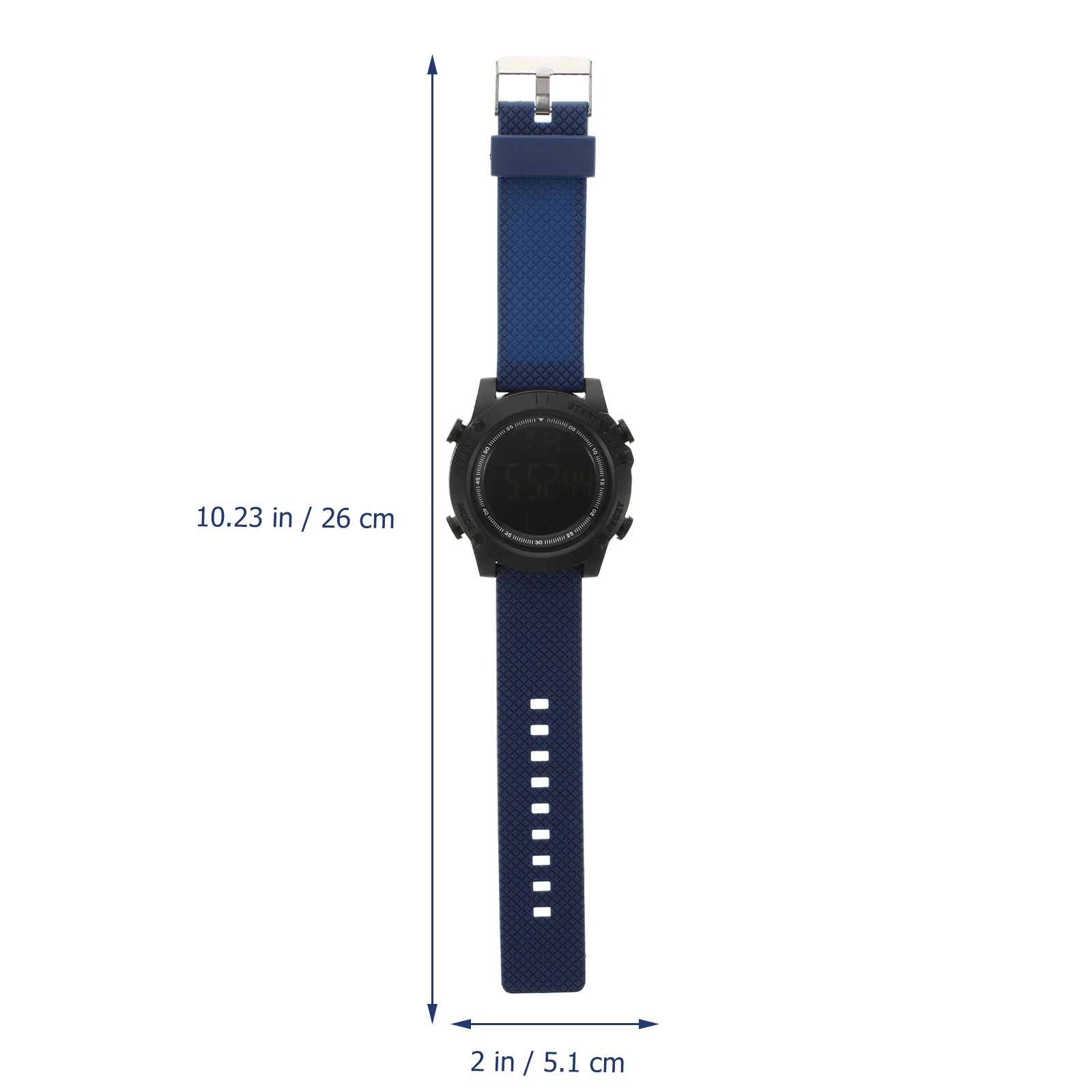 

Electronic Watches Digital Luminous Stainless Steel Waterproof Watch Men Students Adjustable Strap Quartz Wristwatch Glow Dark