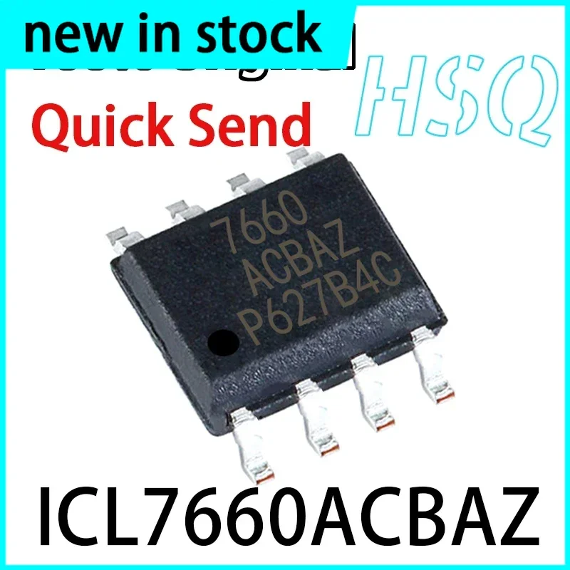 1PCS ICL7660ACBAZ New Screen Printing 7660ACBAZ Switch Regulator Chip SOP8