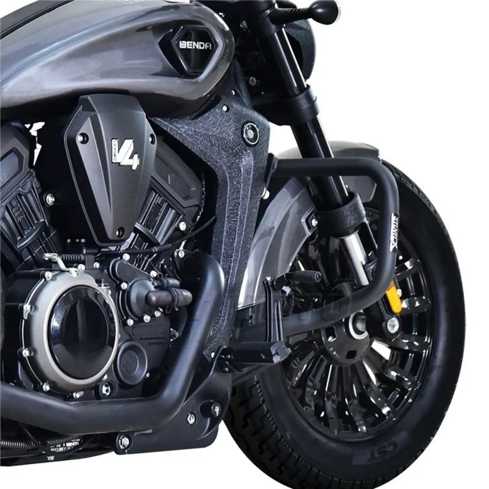 Motorcycle modified bumper bumper anti-drop bar anti-drop frame accessories for BENDA DARK FLAG 500 Benda dark flag 500