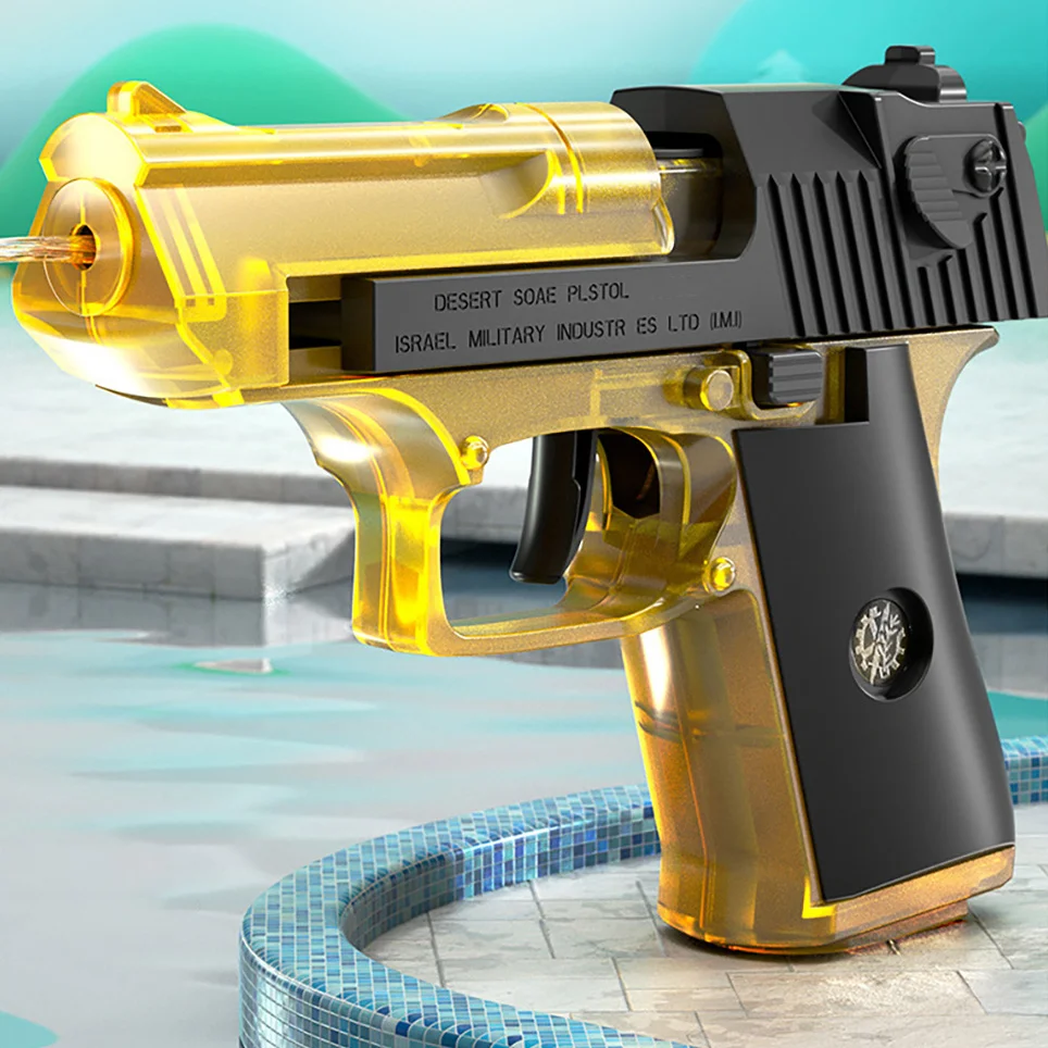 Water Gun Outdoor Shooting Fight Beach Large-capacity Swimming Pool Summer Toys  Simulated Pistol for Children Boys Gifts