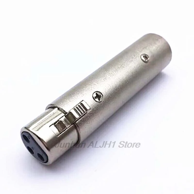 1/2/5pcs New 3 PIN XLR Male To XLR Female Jack Connector Microphone Audio Converter Speaker Cable Extension Adapter Coupler F1