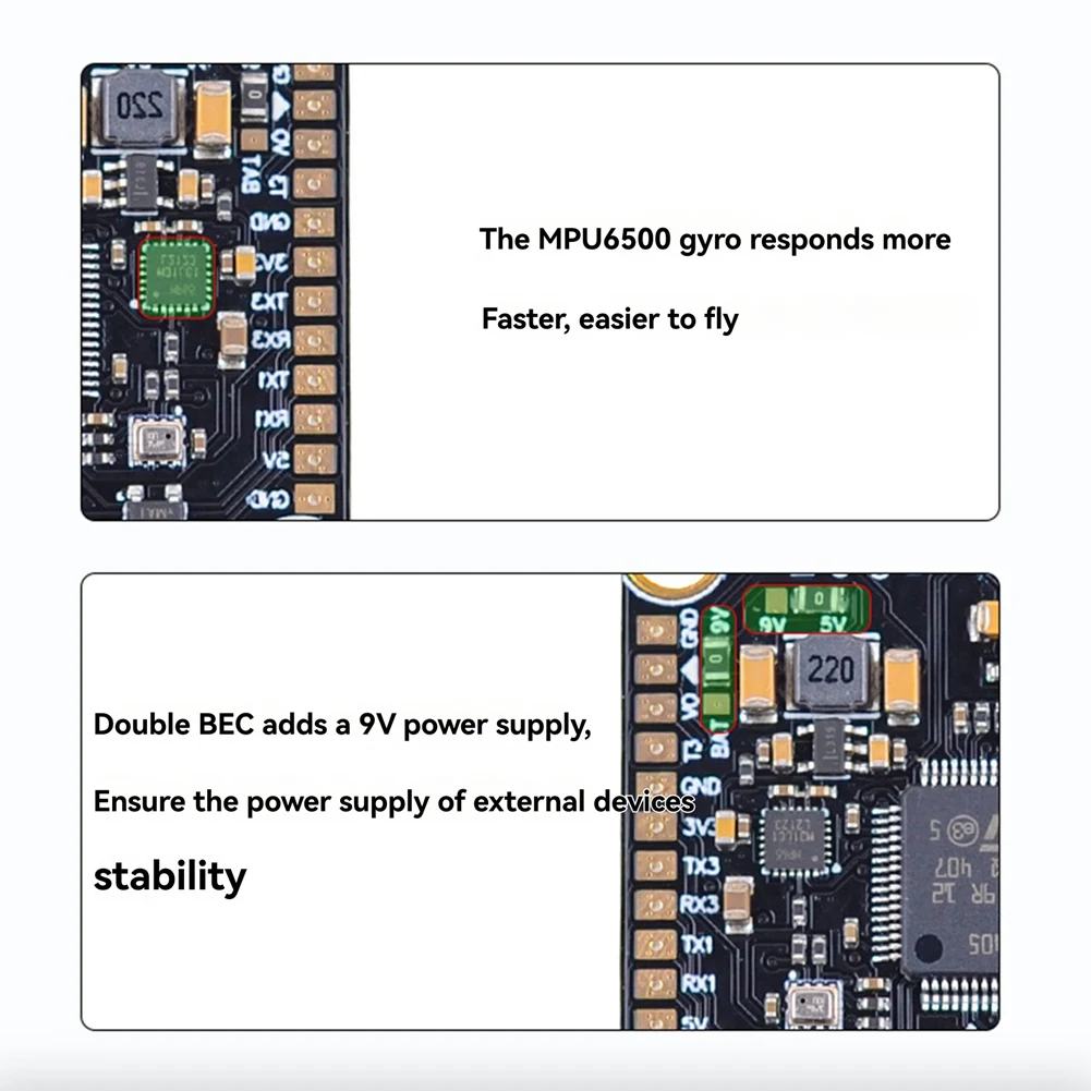 80A+F405/F722 STACK - For 13inch FPV Drone with 4-6S Input, a Flight Controller Setup -Y18A