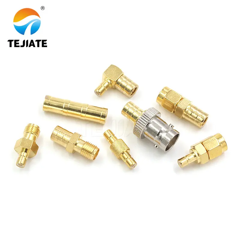 1 szt. SMA do SMB męski i żeński z okienkiem złącze RF 50 OHM pozłacany adapter lutowniczy