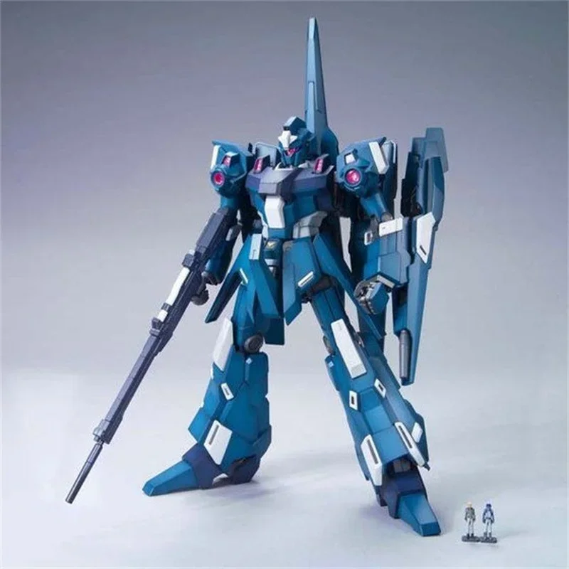 Bandai original gundam modelo kit anime figura mg 1/100 RGZ-95 rezel figuras de ação ornamentos colecionáveis brinquedos presentes para crianças