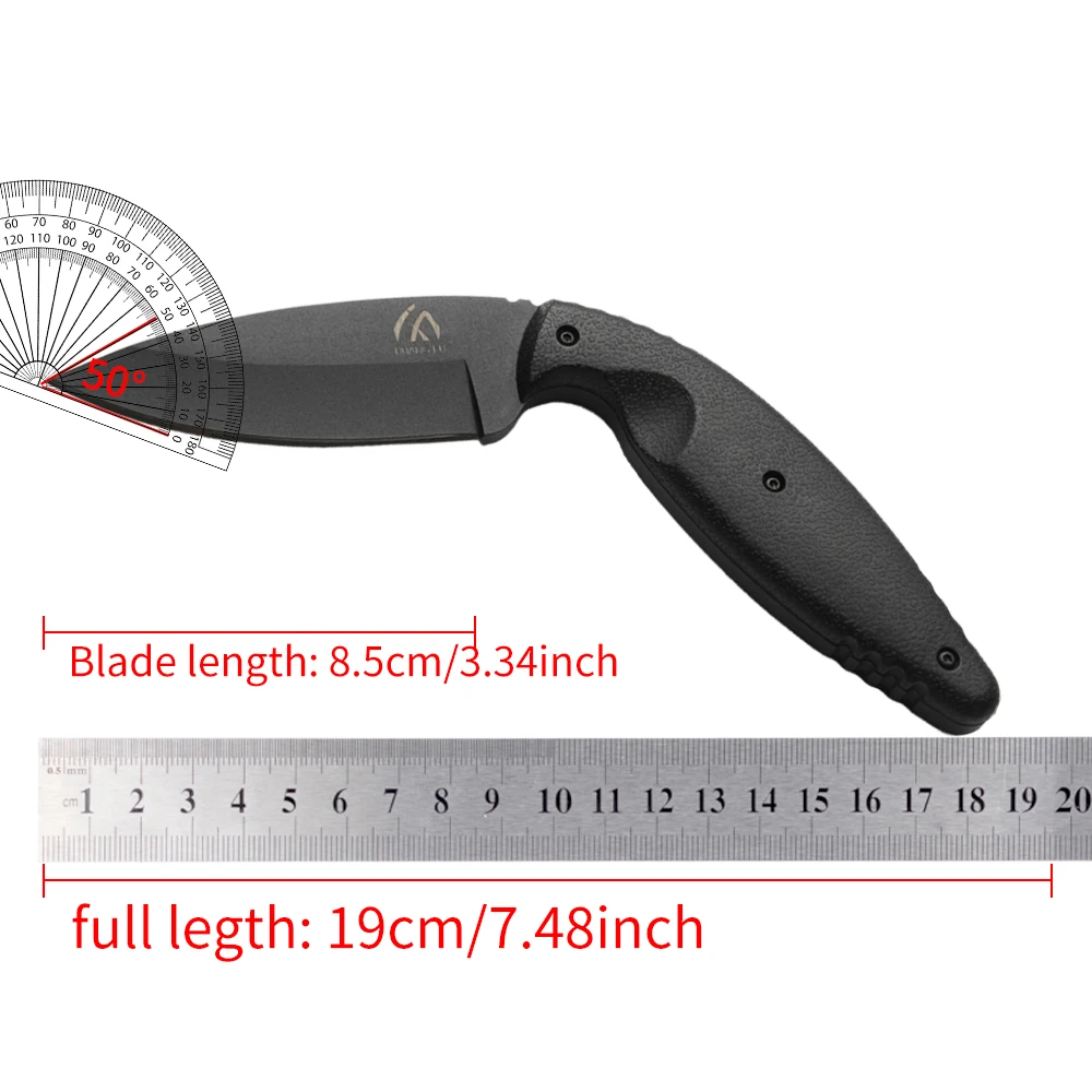 Lightweight portable outdoor pocket knife, made of durable and wear-resistant material, practical cutting tool for daily outings