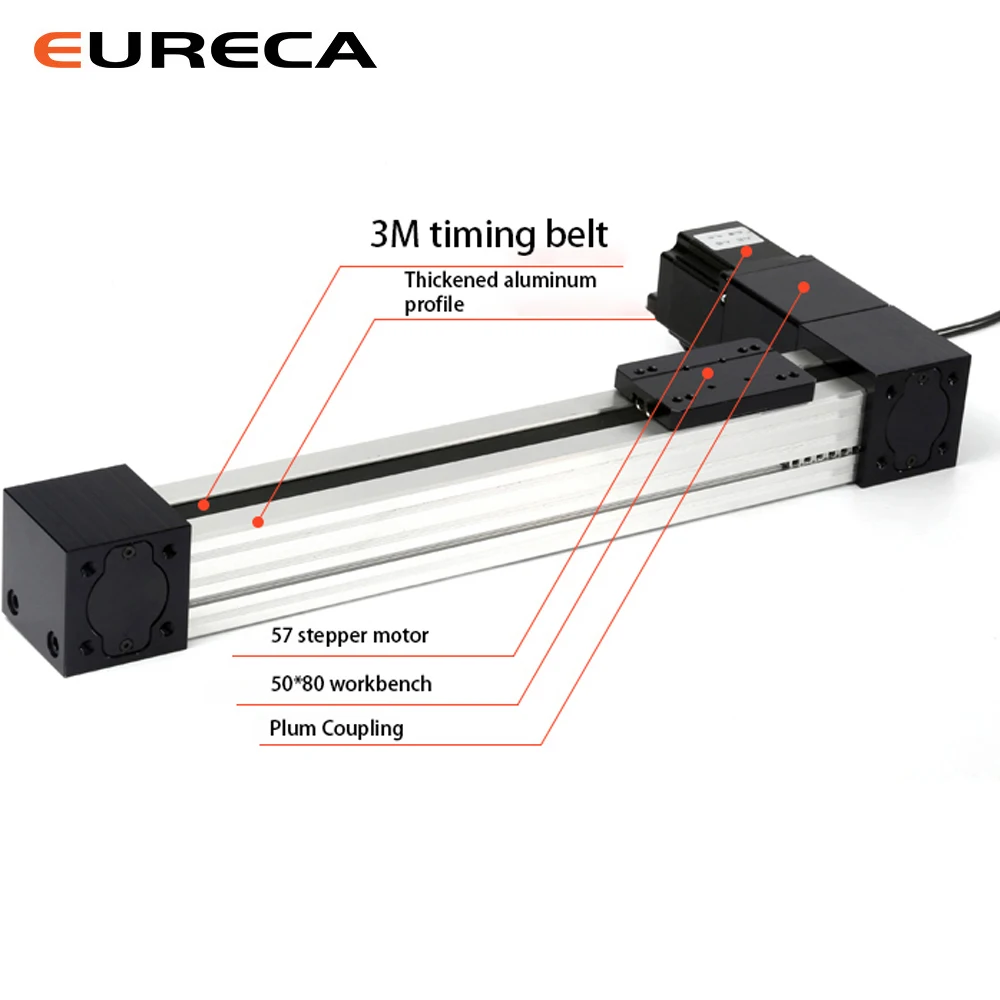 SFU 1605 Precision CNC Synchronous Belt Axis Linear Guide Shaft Actuator Module Position Slide Table Rail Motion With 57 Motor