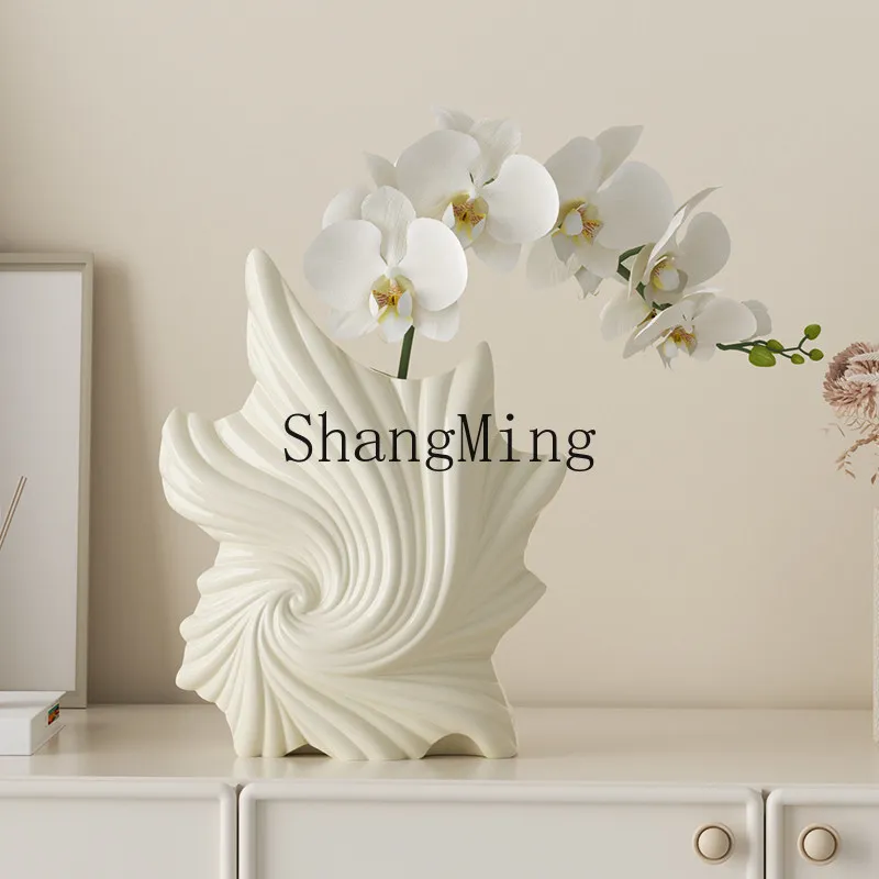 

DSA abstract art conch vase ornament high-end niche entrance TV cabinet decorative decoration