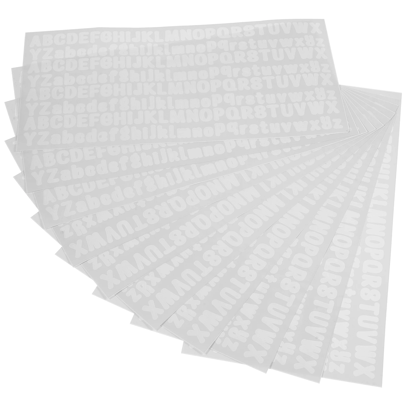 

10pcs 0.5 Inch Black White Alphabet Letter Stickers Removable Vinyl DIY Scrapbook Decor Bulletin Craft Signs Smooth Surfaces