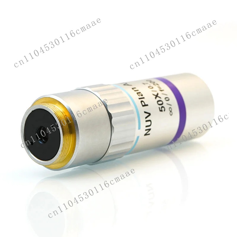 50X Apo Plane Objective Lens NA0.7 Microscope Tube FL200mm High Quality Lens for Optics Use