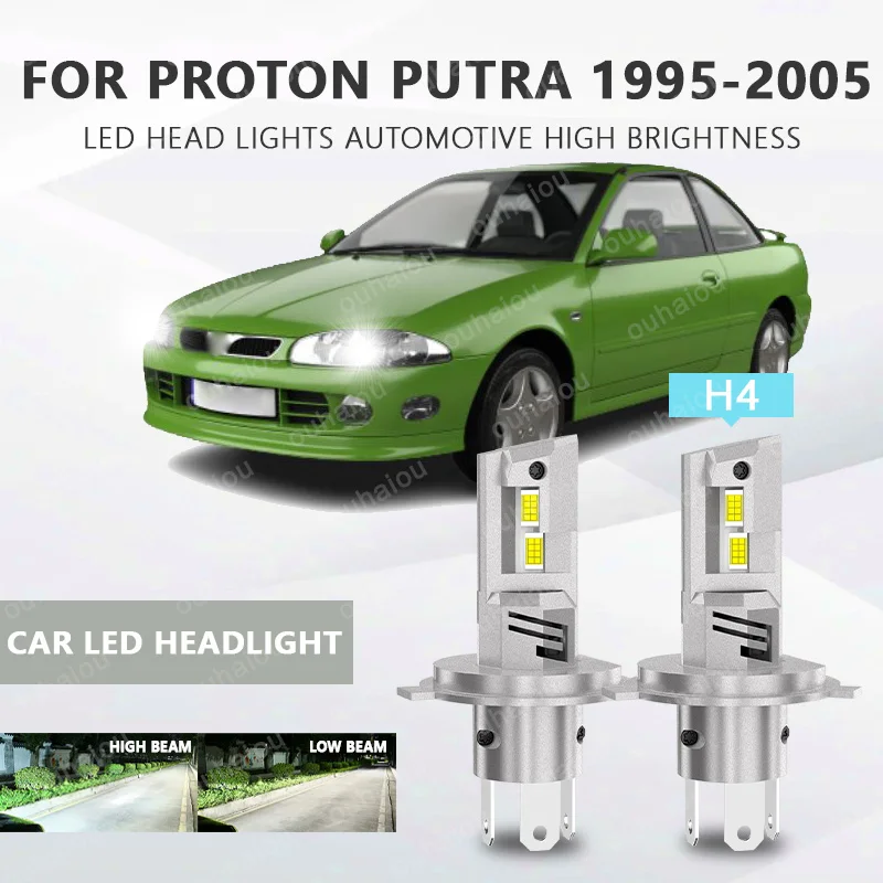 

FOR proton putra 1995-2005 LED bulb car headlight with heat sink LED headlight headlight H4