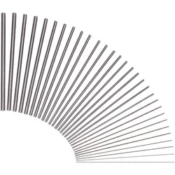 30 Size Mandrels, Stainless Steel Mandrel Dowels for Wire Wrapping, Forming Rings, Soft Soldering, Electoforming Jewelry