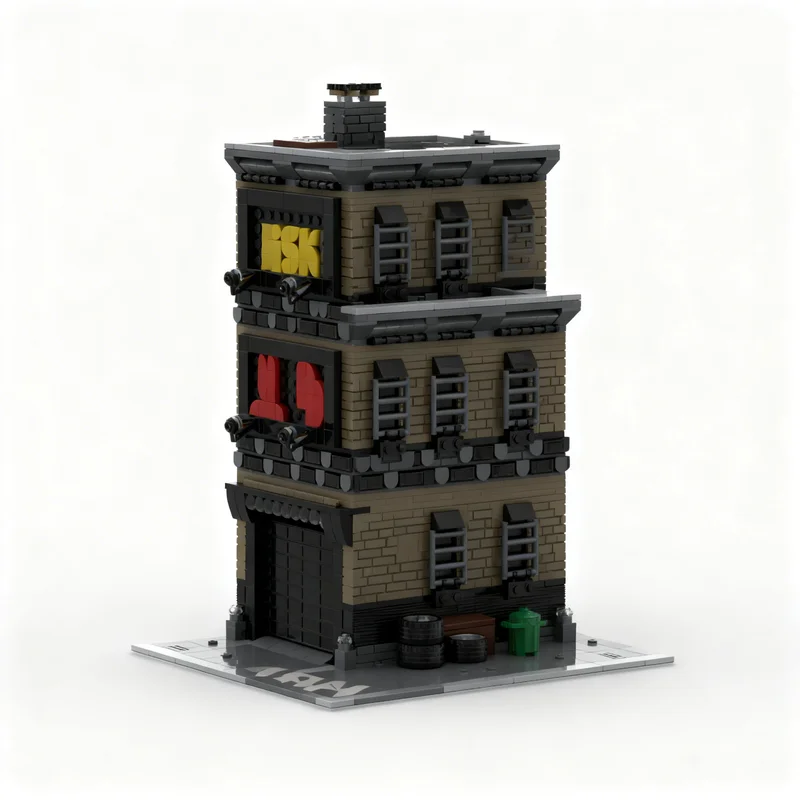 Art Craft Building - 2649pcs MOC Punishers Compound W Garage