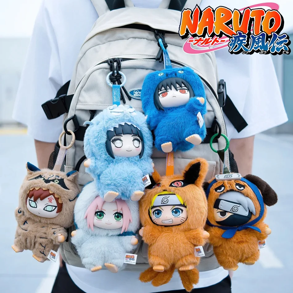 Anime Shippuden Beast Party Series Naruto boîte aveugle poupées mignon bête fête Sasuke vinyle mignon boîte mystère pendentif cadeaux de noël