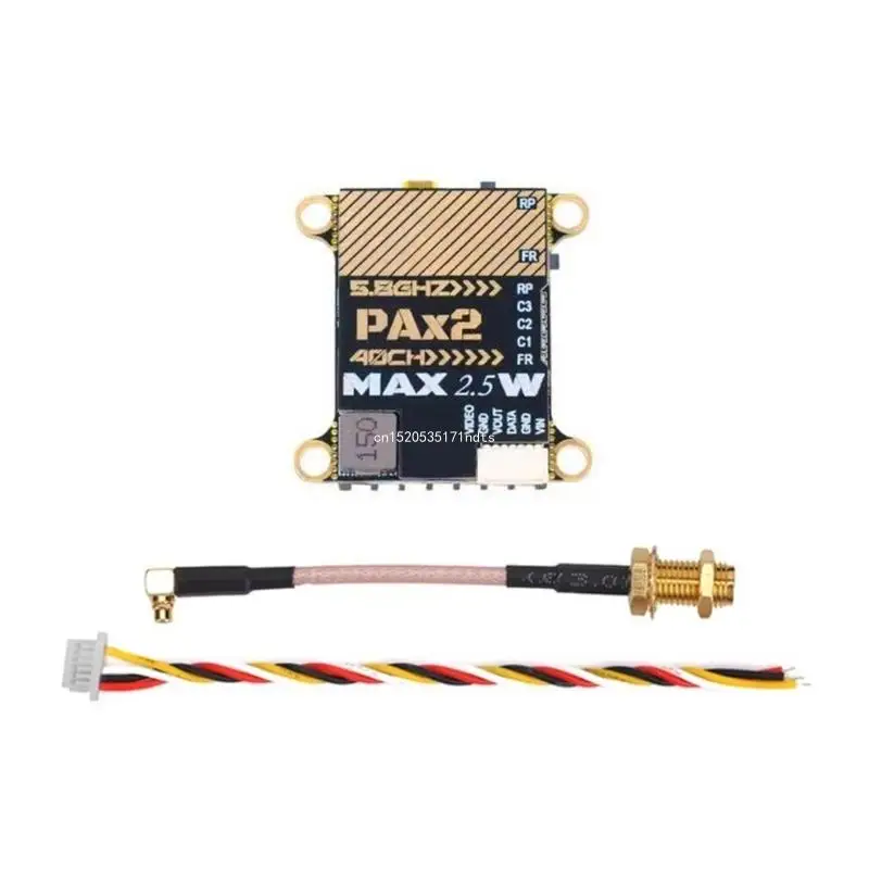 5.8G 2.5W Video Transmitter VTX 40CH 0-25-400-800-1500-2500mW For Long Ranges FPV Racing Drones