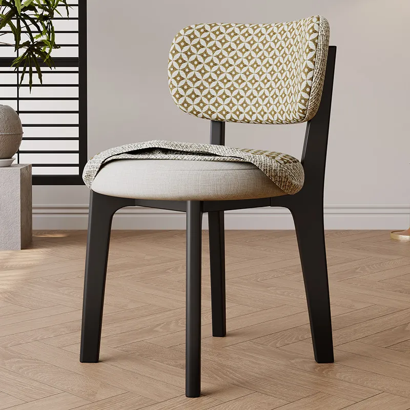 

Set Of 2 Removable Vintage Minimalist Style Dining Chair Nordic Comfortable Dining Table Chair Elegant Sillas Para Eventos