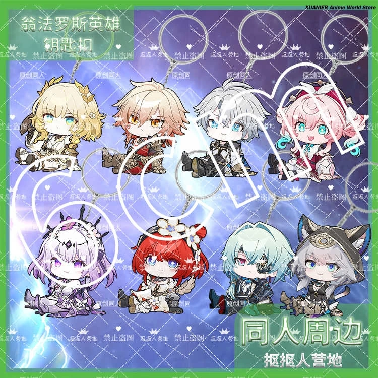 

Honkai: Star Rail Mydei Tribios Phainon Anaxa Castorice акриловый кулон мультяшный брелок