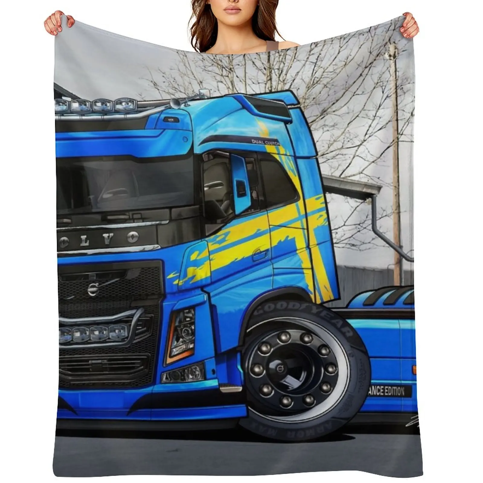 

2017 VóLVó FH Performance Edition 1/40 Throw Blanket For Sofa Thin Large Decoratives Kid'S Blankets