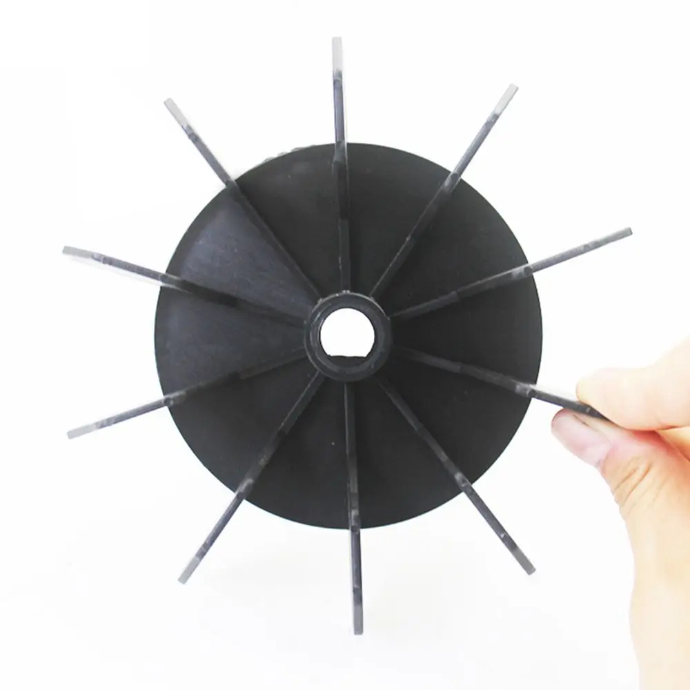 Black Plastic Heat Dissipation Engineering Fan Blade Air Compressor Fan Replacement Direct On Line Motor