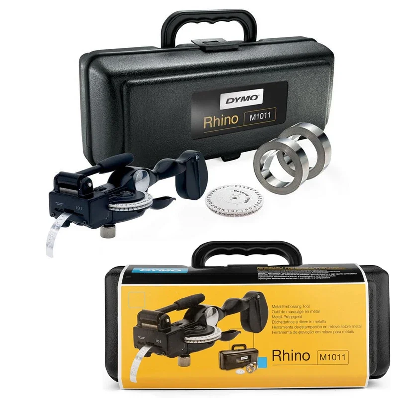 

Dymo M1011 RHINO Metal Industrial Belt Engraving Tapewriter 12MM Embossing System Kit for Dymo 3D 35800 31000 32500