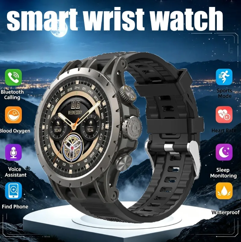 Outdoor Q85 4G SIM Smart Watch, Standalone Calling with HD Camera, Real-Time GPS Positioning, Health & Fitness Smart Wristwatch