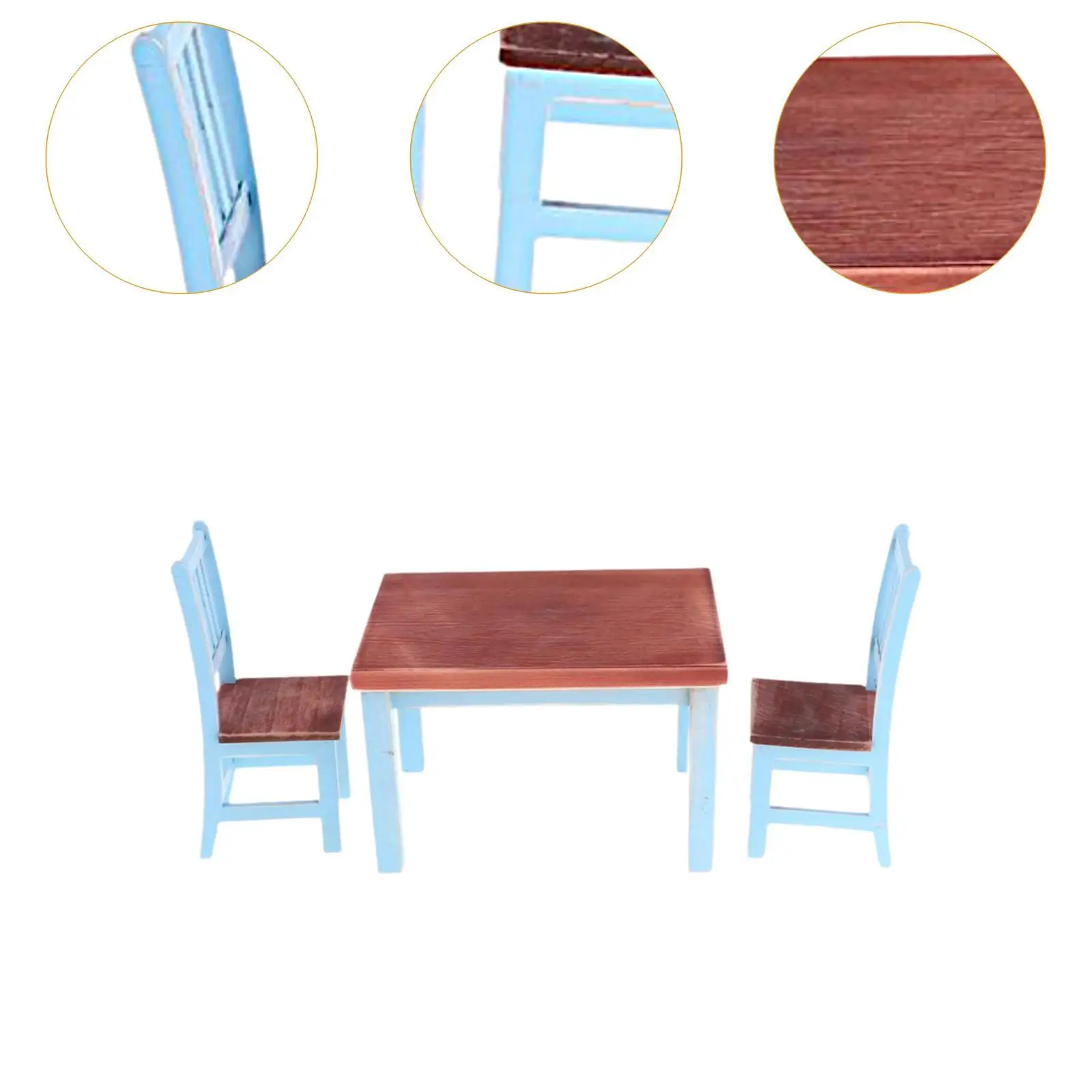 1:12 Puppenhaus Esszimmer Szenen Puppenhaus Möbelset Kinder Rollenspiel für