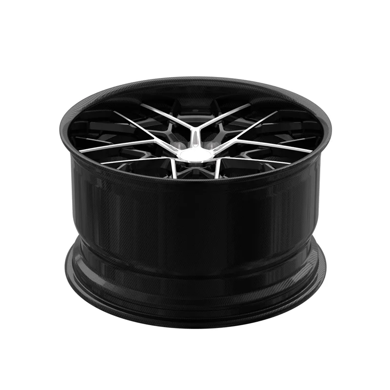 18 Inch Custom Carbon Fiber Forged Wheel Rim, High Strength Alloy Hub For Supercar Luxury Racing Car Upgrade
