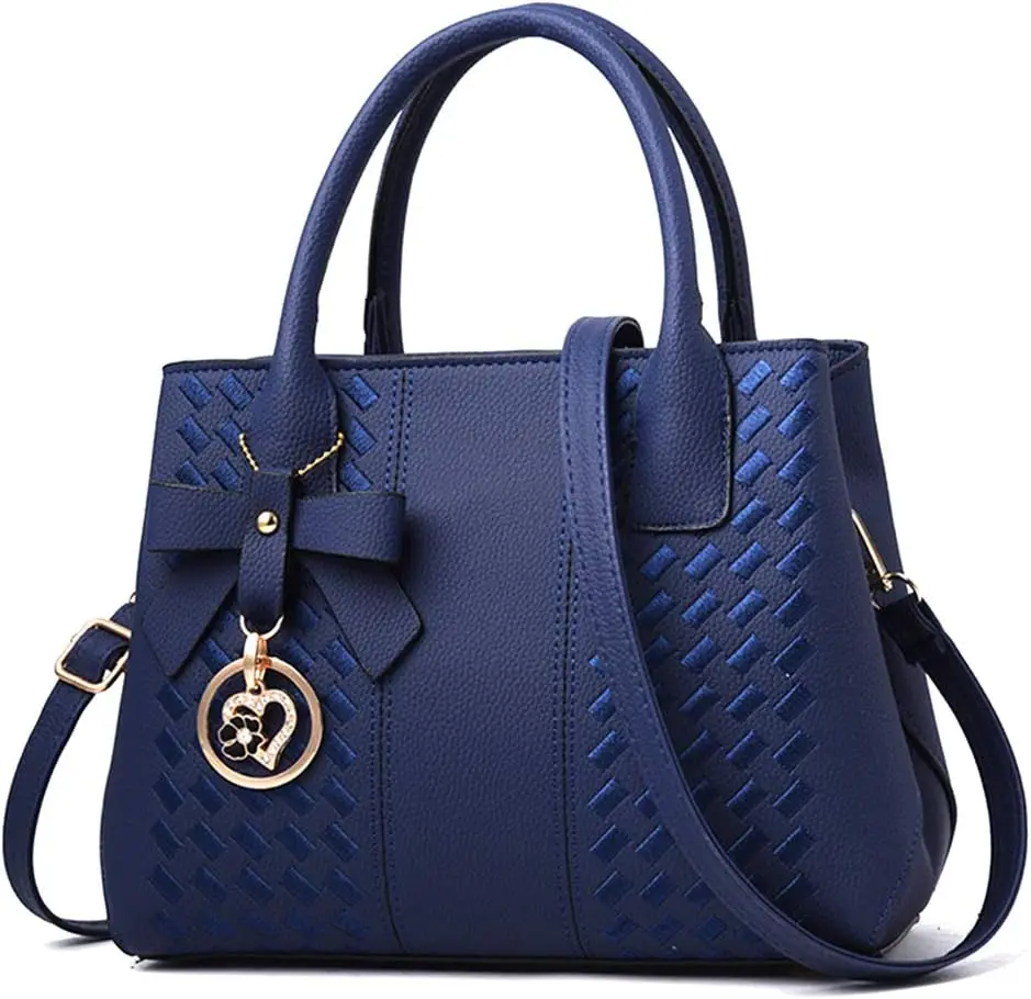 

Purses and Handbags for Women Fashion Ladies PU Leather Top Handle Satchel Shoulder Tote Bags