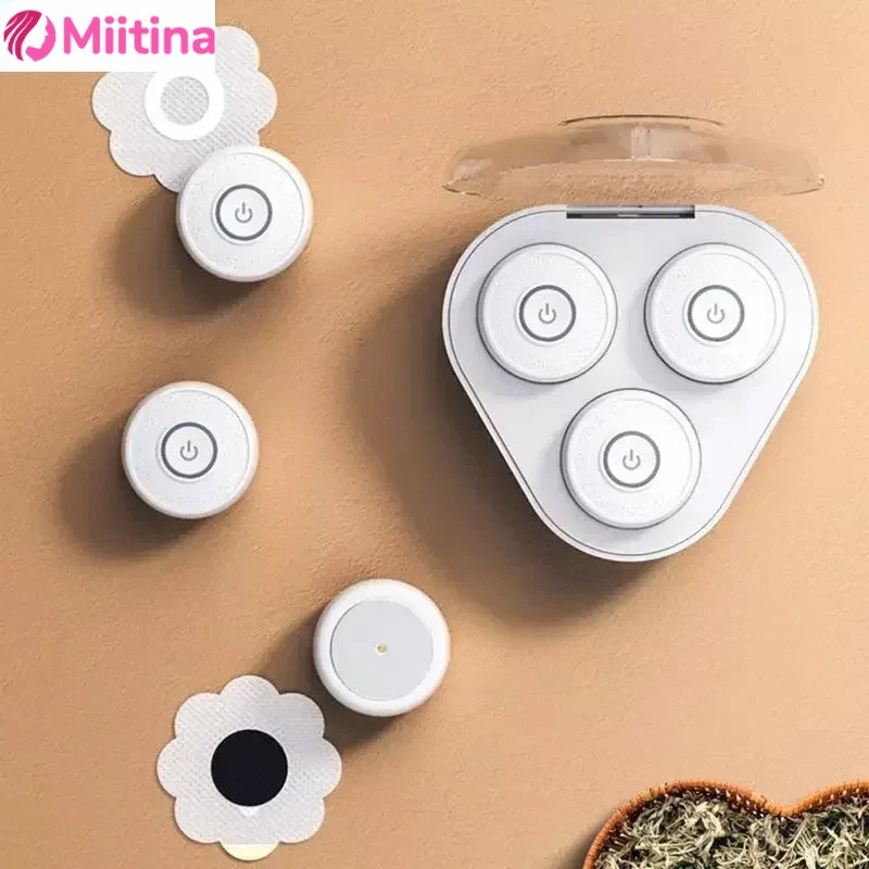 Appareil de moxibustion intelligent avec compresse chaude sans fumée, développement magnétique portable, boîte de moxibustion domestique, cadeau de fête des mères