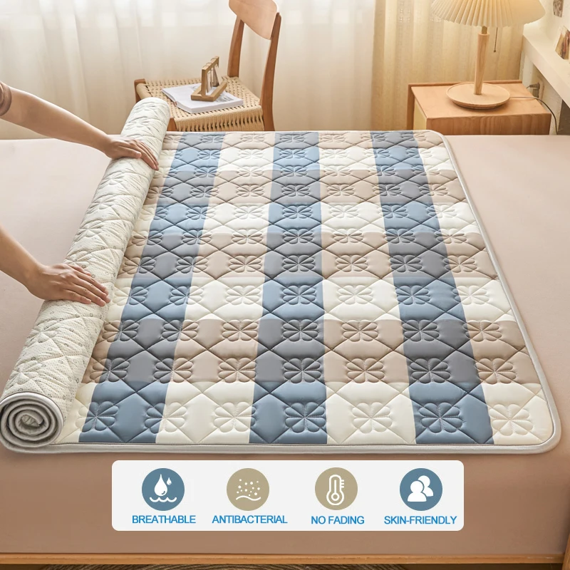 Mattress Cover Mattress Protector - Antibacterial & Breathable with 4 Elastic Corner Straps Hypoallergenic, Multiple Sizes