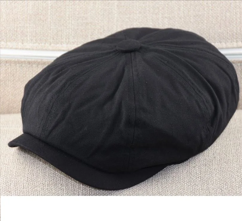 Übergroße Herren-Newsboy-Mütze aus 100% Baumwolle, Gatsby Ivy Golf Cabbie Hut, verstellbar für kleine bis große Köpfe, Übergröße – Detail 25