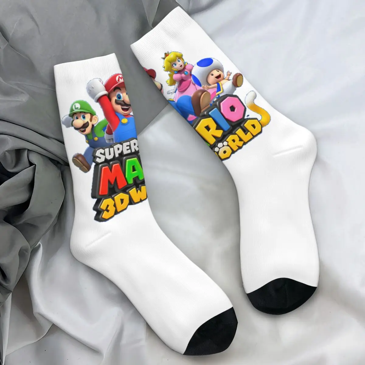 

Super Mario Stockings Design Novelty Socks Winter Anti Sweat Socks Unisex Men Outdoor Quality Socks