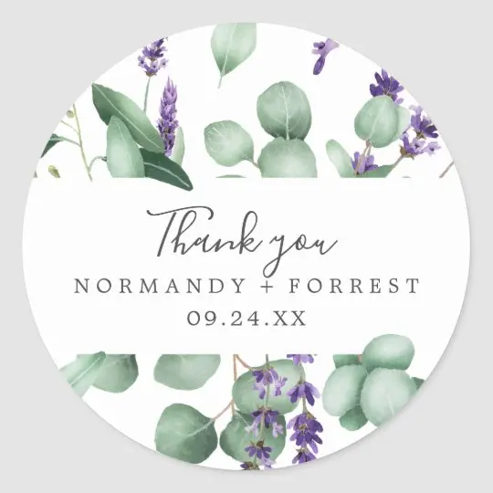 96 stuks gepersonaliseerde ronde cirkel labelstickers aangepaste naam datum dank u stickers voor bruids douche feestartikelen