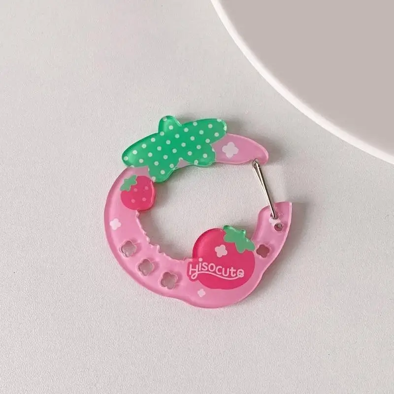  Acrylic Carabiner Keychain Charm for Bags and Accessories Women Backpack Pendant