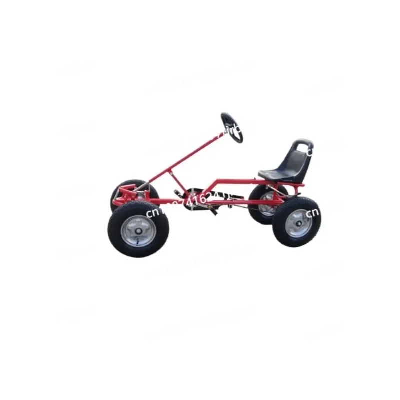 16 Inch Wheel Adult Go-Karts, With Hand Brake Teens Pedal Go Kart, Can Load 100KG