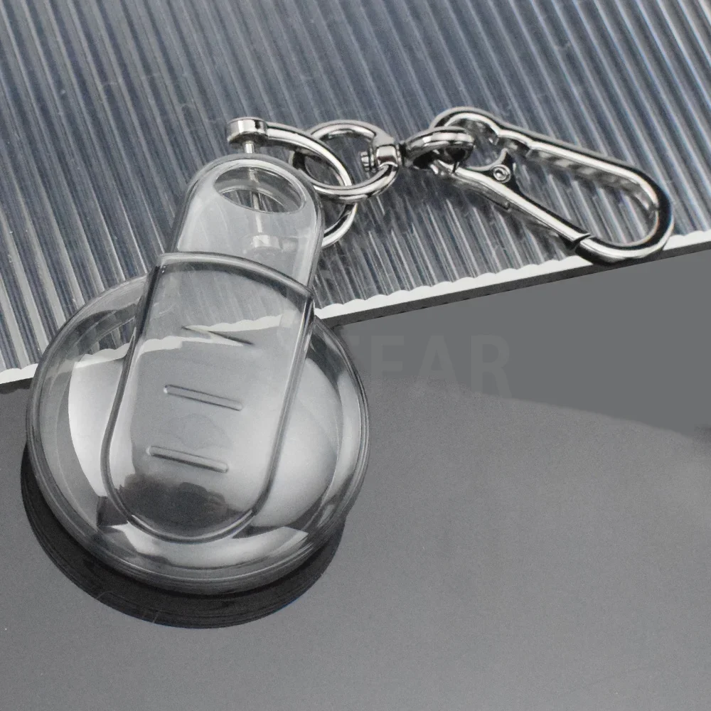 Soft Transparent Car Key Fob Cover Key Case for BMW MINI COOPER S ONE JCW F54 F55 F56 F57 F60 CLUBMAN COUNTRYMAN Key Cover Chain