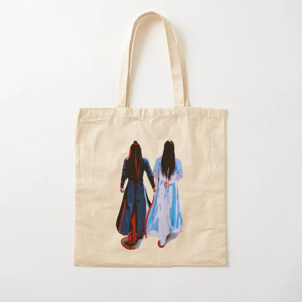 

The Untamed WangXian Holding Hands Edit Tote Bag bag for beach tote bag Canvas Tote