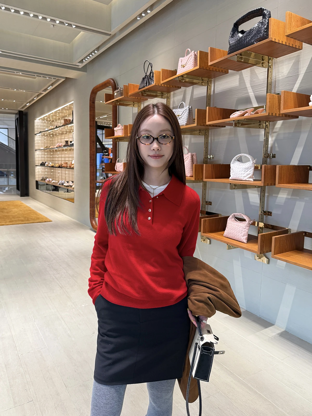 

New Year Red Camere Ne Sweater Women's Long Sve Overalls Faion Commute Sle Traditional Chinese New Year Color