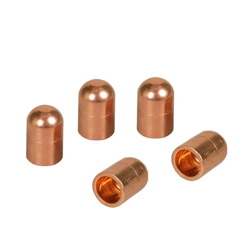 2pcs Chromium Zirconium Copper Spot Welding Electrode Cap Spot Welding Electrode 16x23mm 13x20mm Round Head