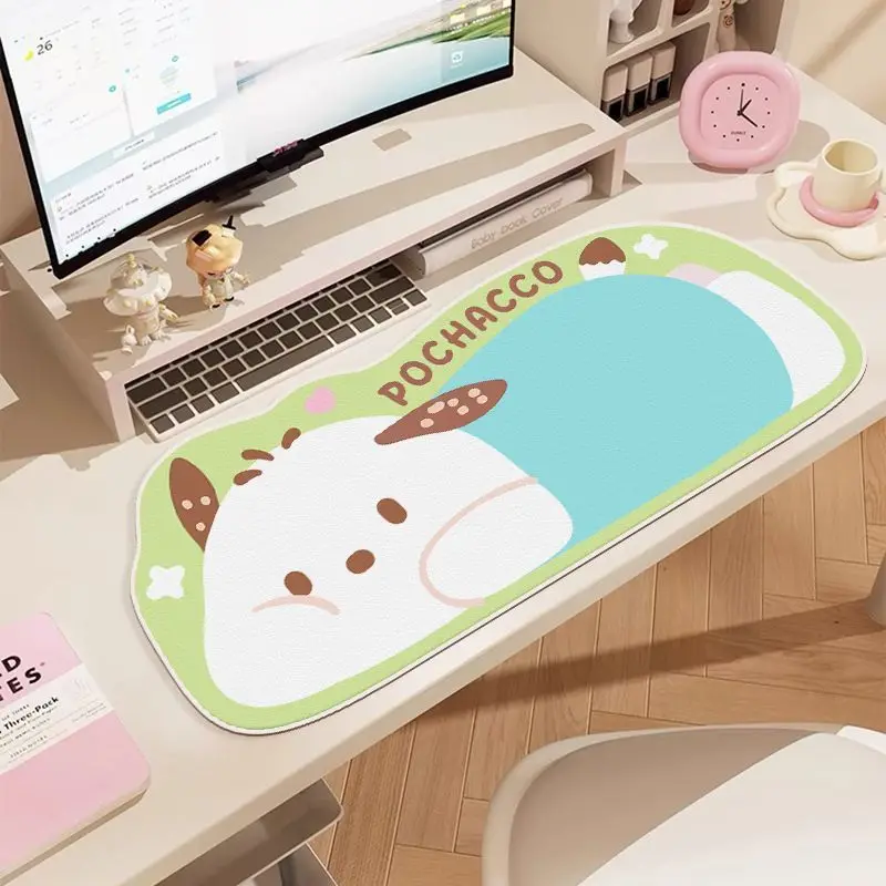 

Kawaii Sanrio Kuromi Mouse Pad Kitty Cat Large Gaming Non-Slip Keyboard Mouse Pads Waterproof Durable Computer Pad Desktop Mat