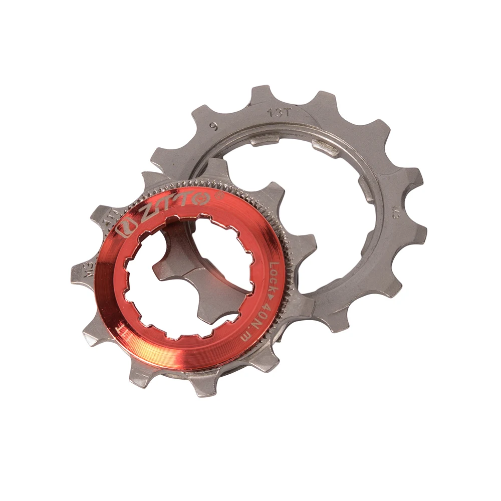 ZTTO 9 Speed Cassette 11-40 T Wide Ratio Freewheel Mountain Bike MTB Bicycle Cassette Flywheel Sprocket Compatible with Sunrace