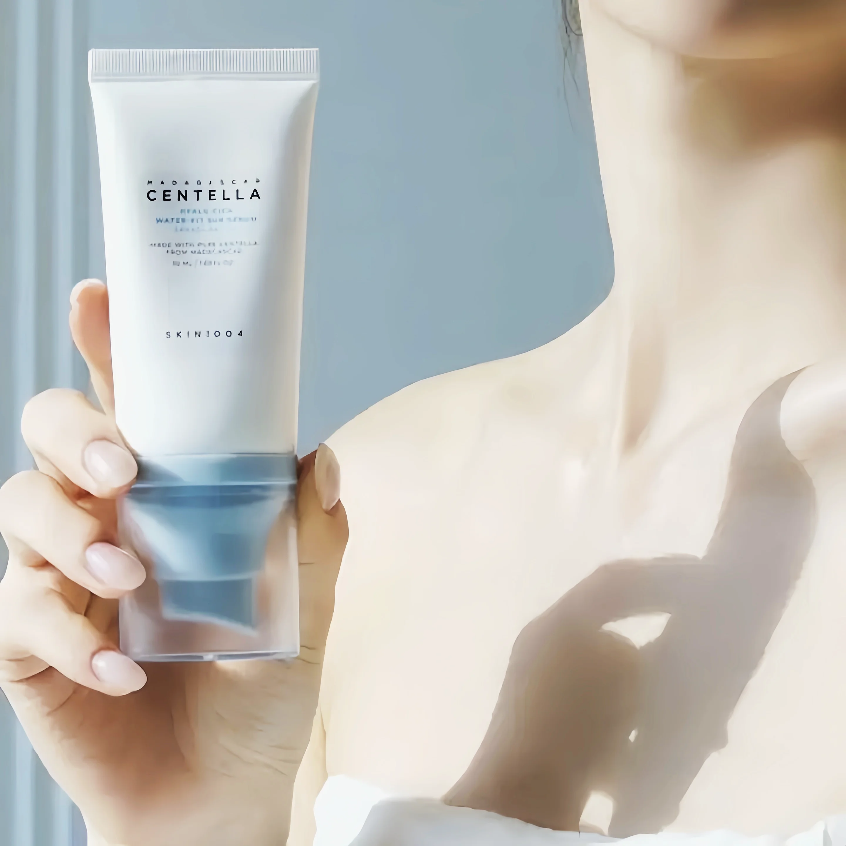 50 مللي كوري SKIN1004 واقي من الشمس يستشعر بالماء هيالورونيك كينتيللا نياسيناميد للبشرة الحساسة مقاوم للماء للعناية بالبشرة